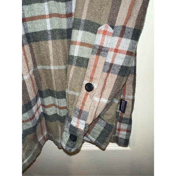 Patagonia Worn Wear Men's Large Long-Sleeved Organic Cotton Midweight Fjord Flan - Picture 5 of 7